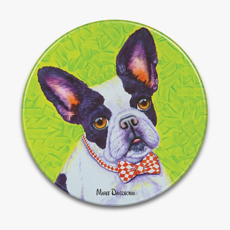 Winston French Bulldog - Ceramic Trivet - Image 1