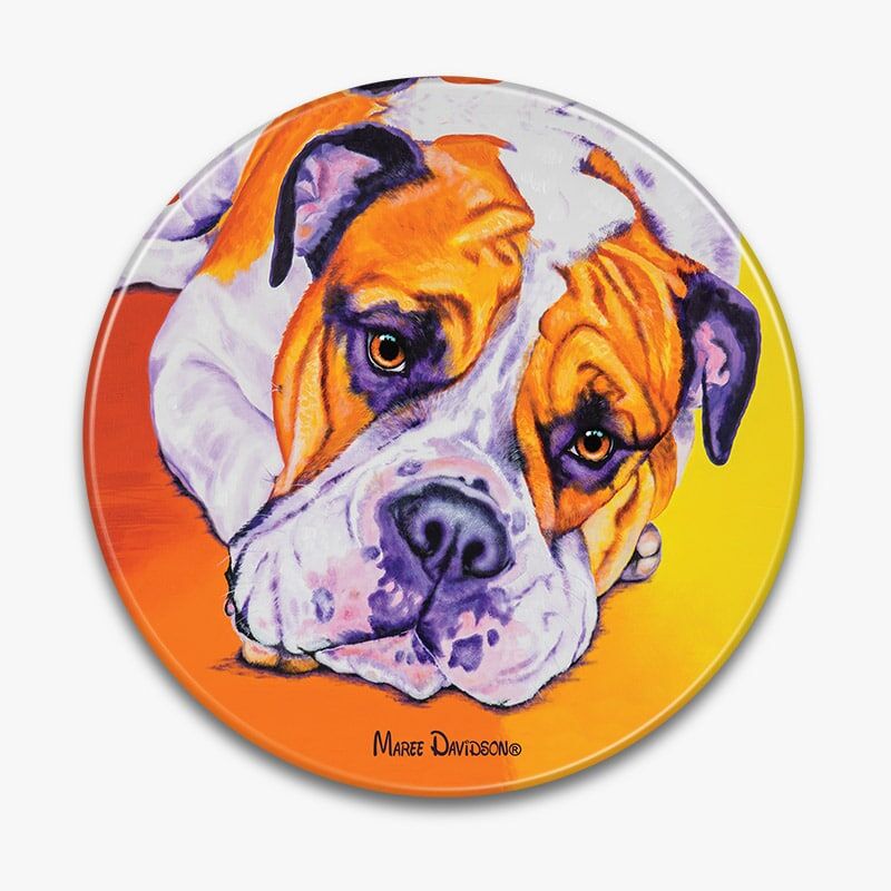 Australian-Bulldog-3.jpg Australian Bulldog - Ceramic Trivet - Image 1