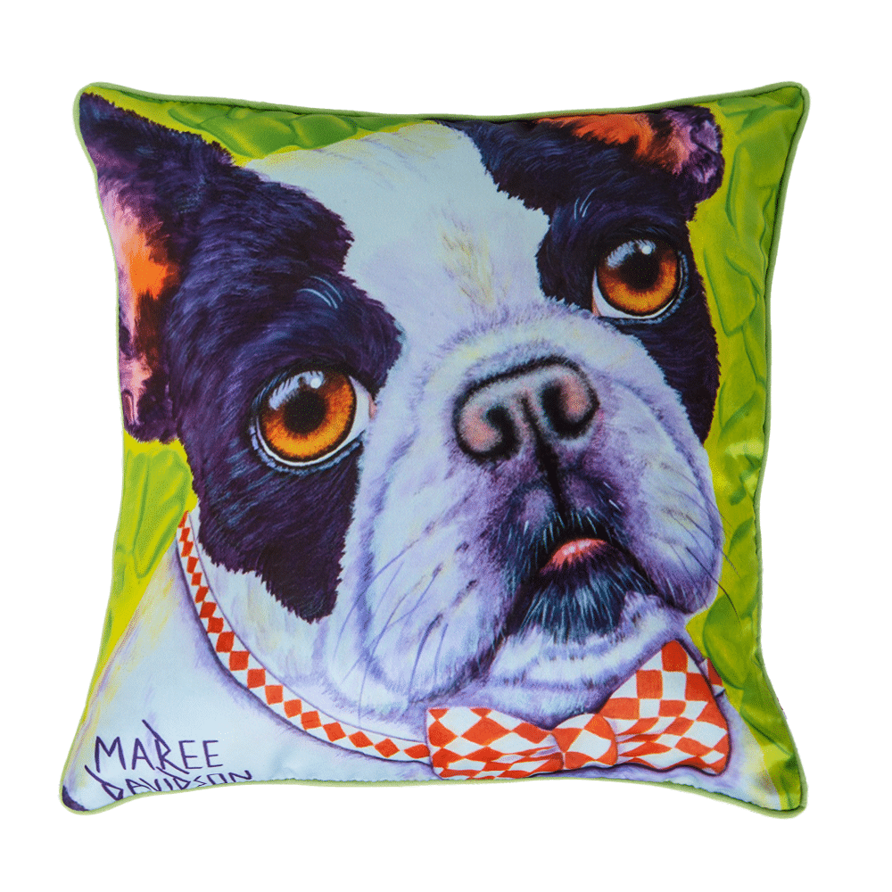 Winston French Bulldog - Cushion Cover - Image 1