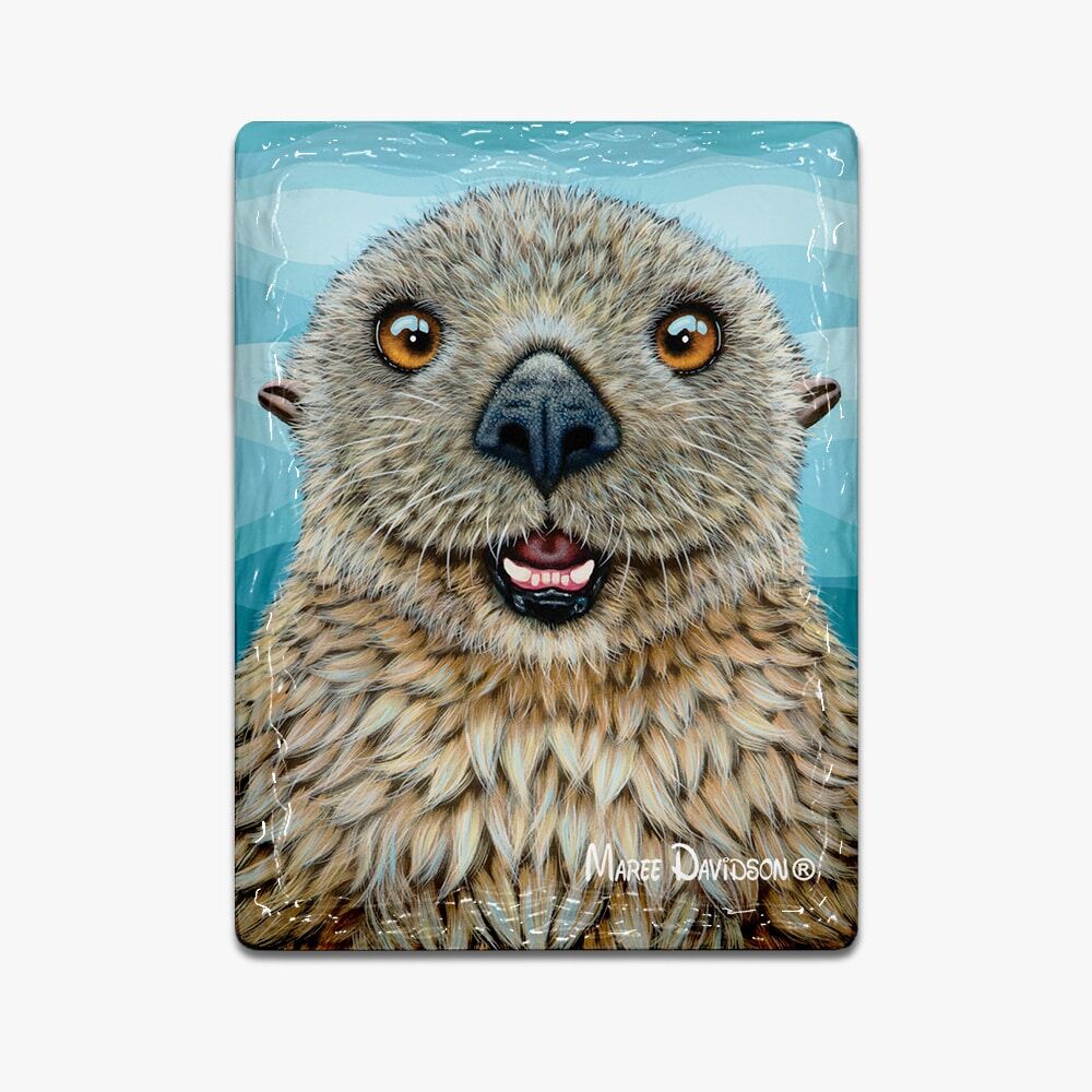Barry The Sea Otter - Ceramic Magnets - Image 1