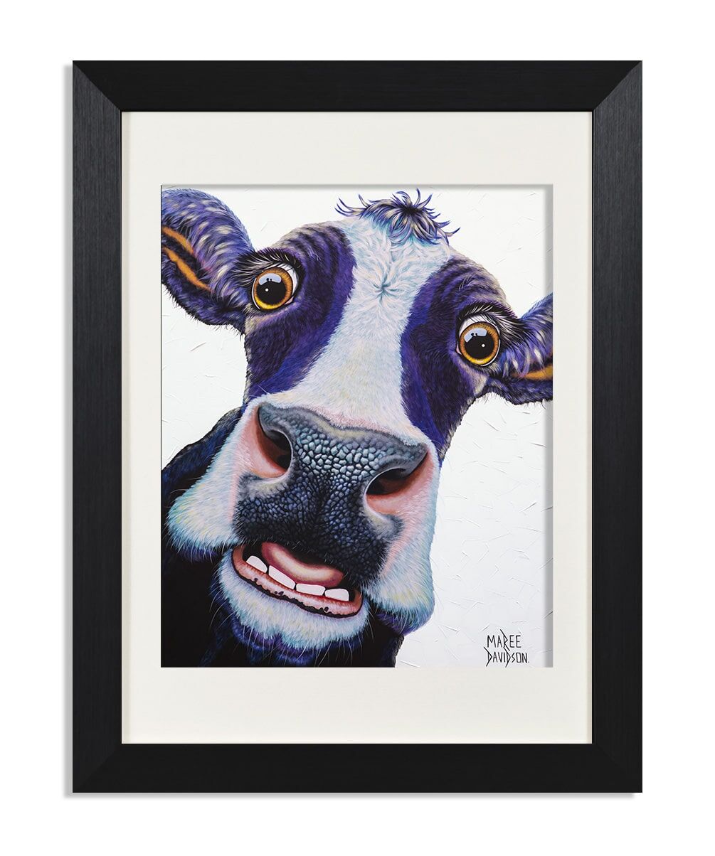 Betsie the Cow - Print - Image 1