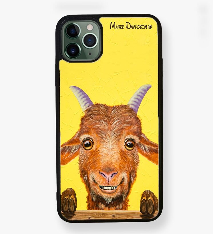 Buck-the-goat-7.jpg Buck The Goat - iPhone Case Cover - Image 1