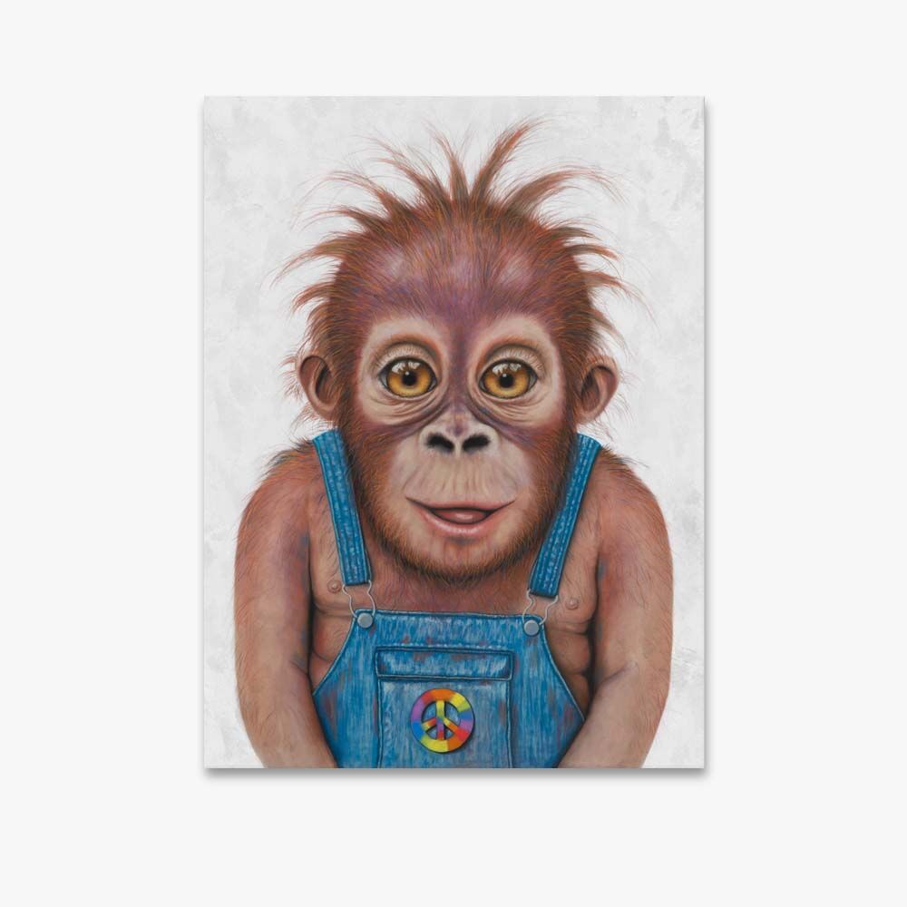 Buddy-emb.jpg Buddy The Baby Orangutan - Original Prints - Image 1
