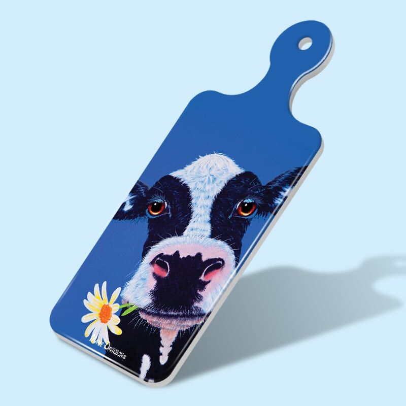 Daisy The Cow - Rectangle Ceramic Cheese Platter - Image 1