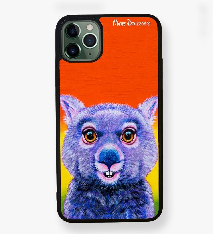 Digger the Wombat - iPhone Case Cover - Image 1