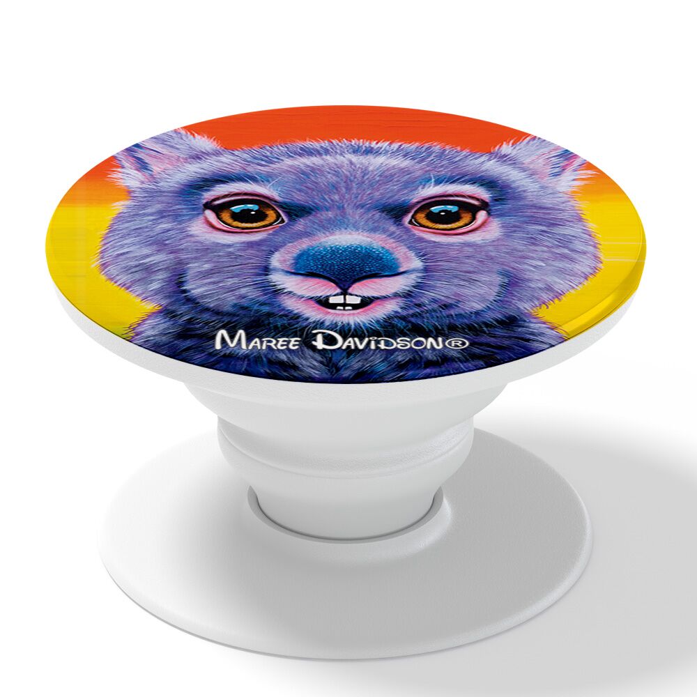 Digger the Wombat - Phone Finger Grip - Image 1