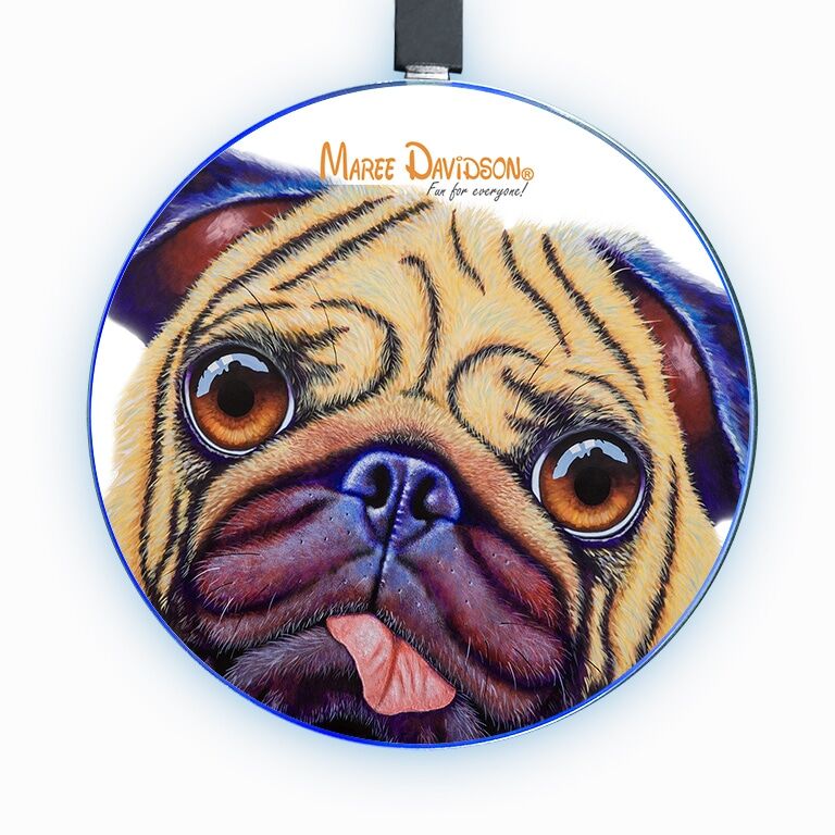 Doug the Pug Dog - Wireless Phone Charger - Image 1