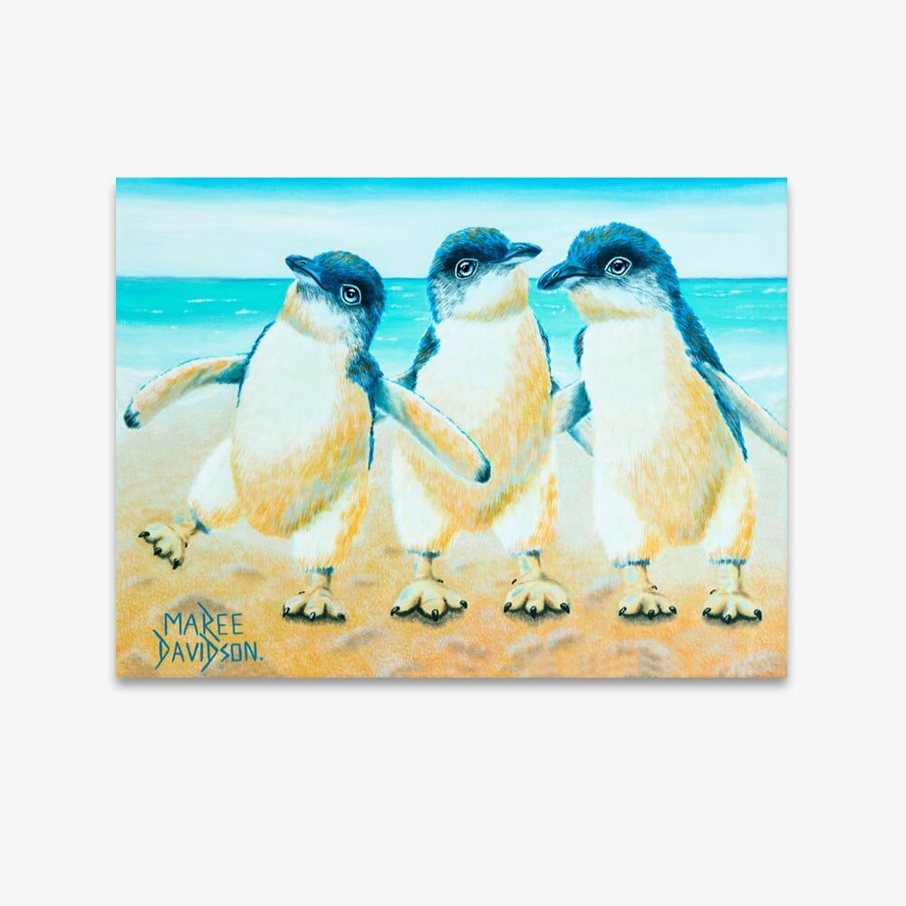 Feel Like Dancing Penguins - Canvas Prints - Image 1