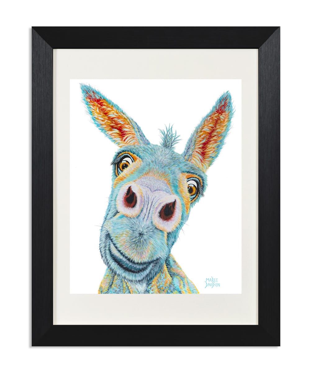 Frankie the Donkey - Print - Image 1