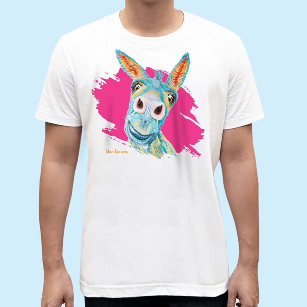 Frankie-the-Donkey.jpg Frankie the Donkey - Unisex T-Shirts - Image 1