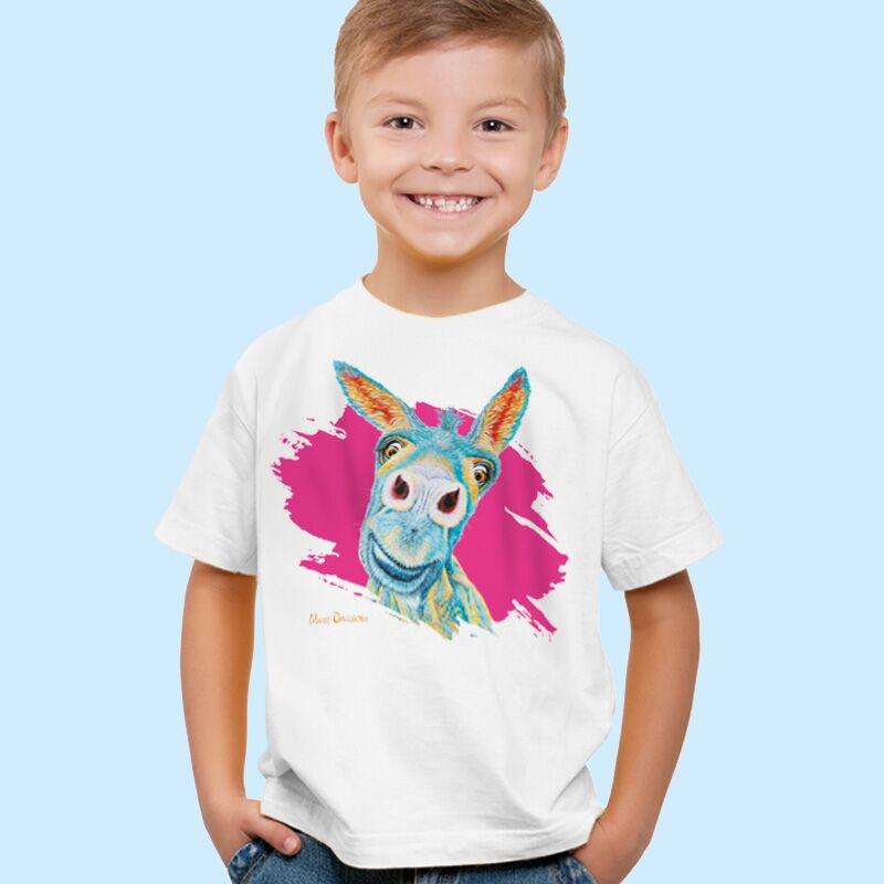 Frankie the Donkey - Kids T-Shirts - Image 1