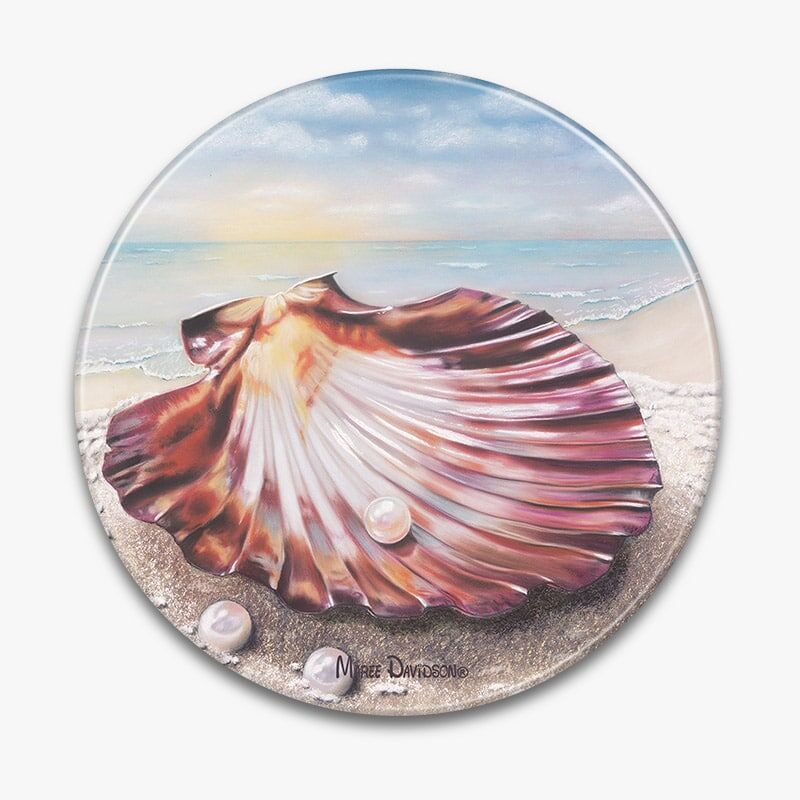 Gifts Of the Sea Seashell - Ceramic Trivet - Image 1