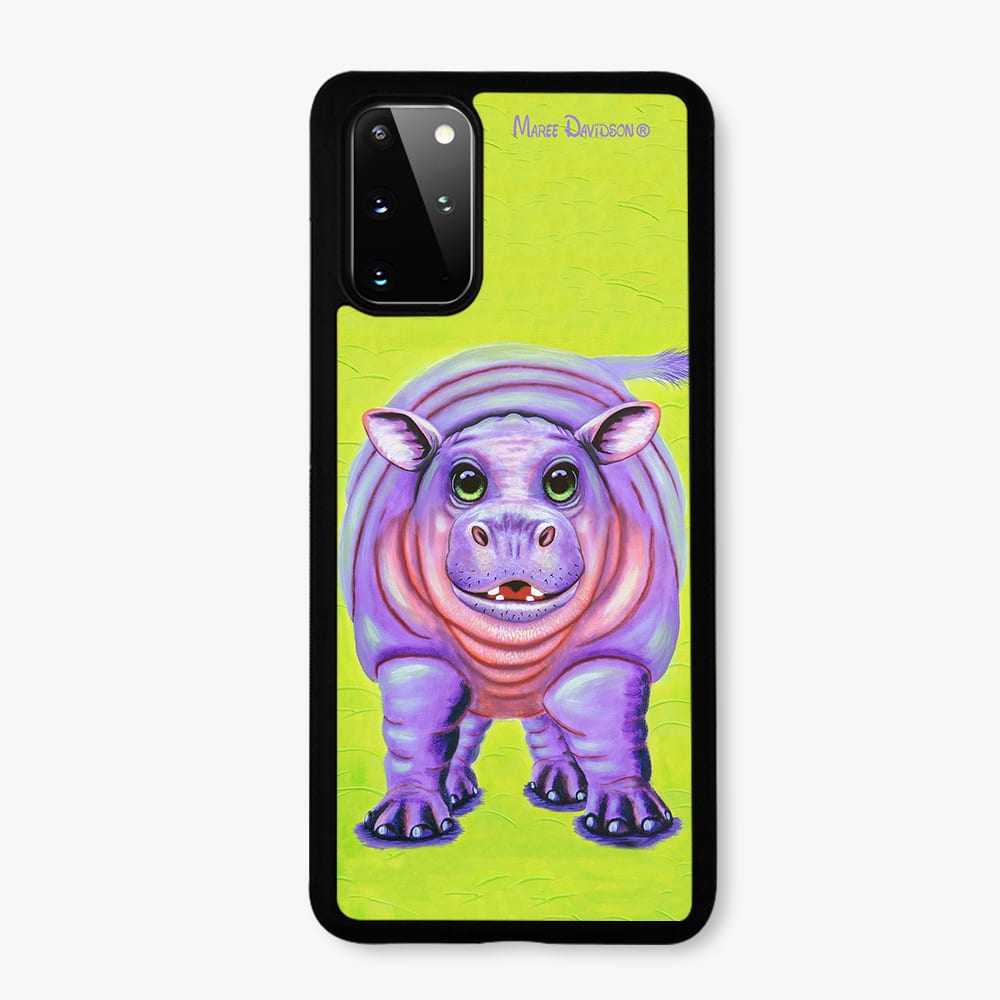 Happy Hippo - Samsung Case Cover - Image 1