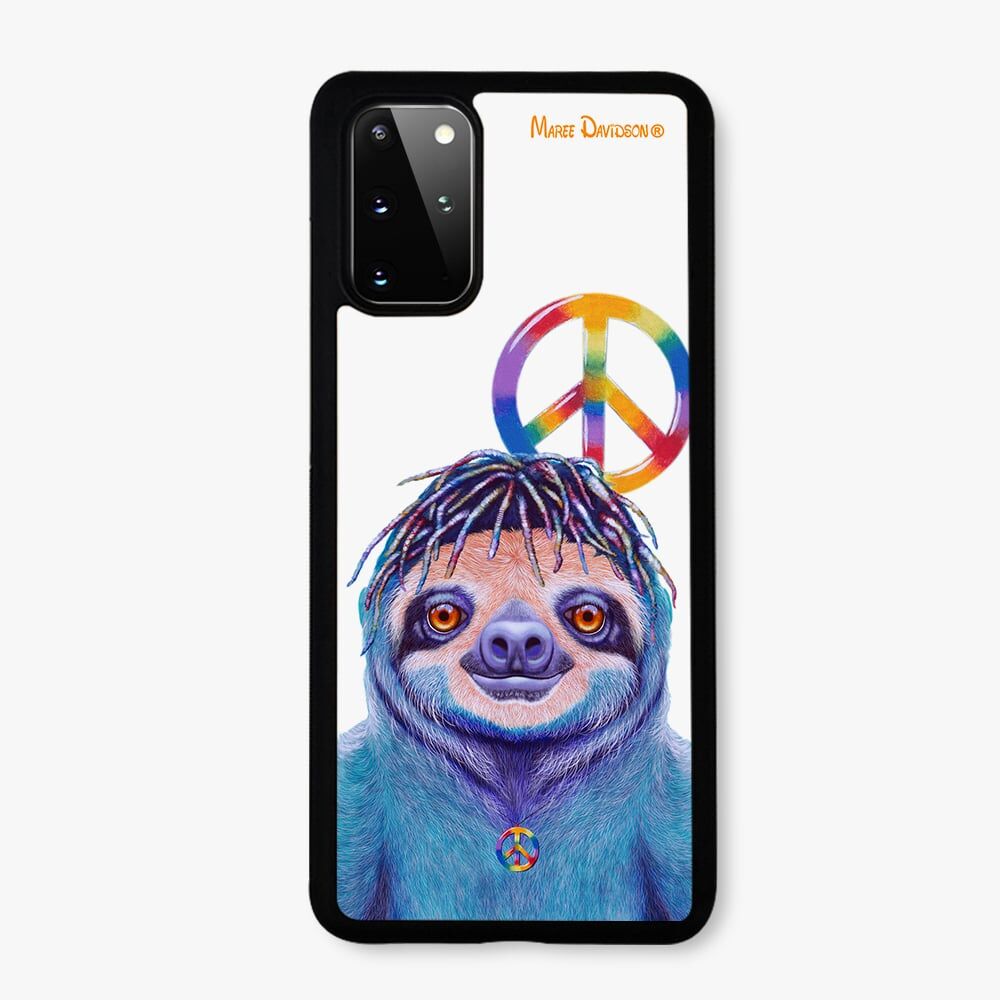 HIPPIE-SLOTH-1.jpg Hippie Sloth - Samsung Case Cover - Image 1