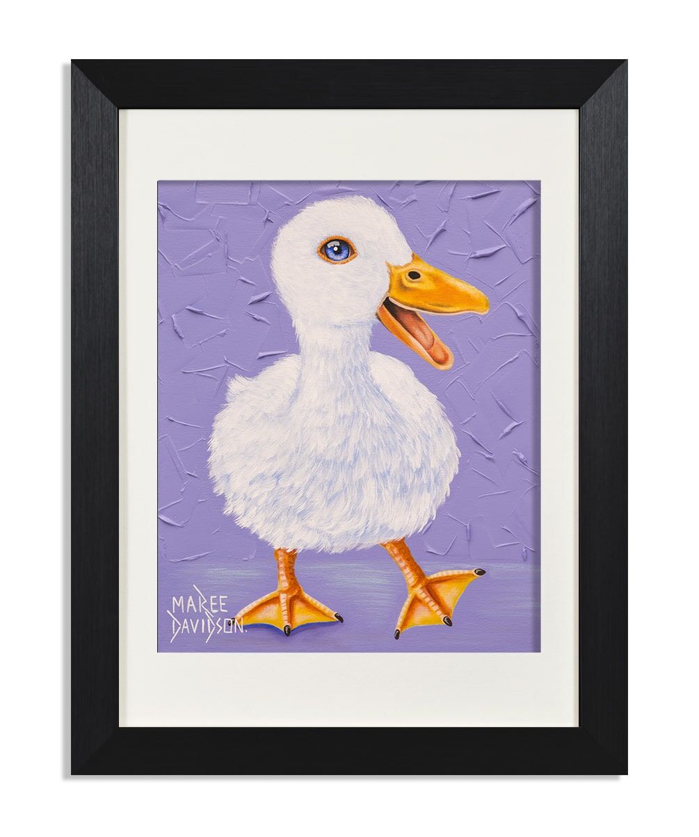 The Happy Duck - Print - Image 1