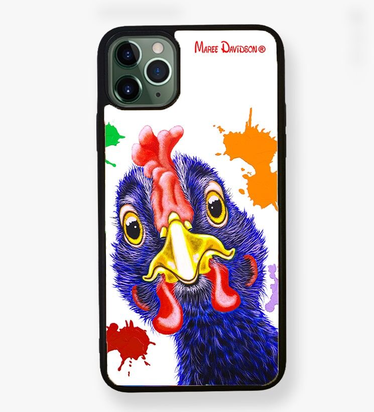 Hennie the Black Chicken - iPhone Case Cover - Image 1
