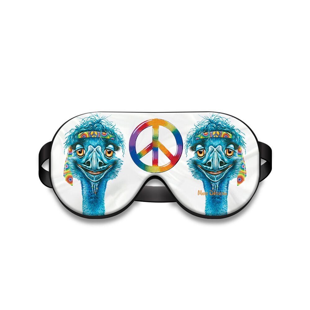 Hippie-Emu-Ernie-5-1.jpg Ernie the Hippie Emu - Eye Mask - Image 1