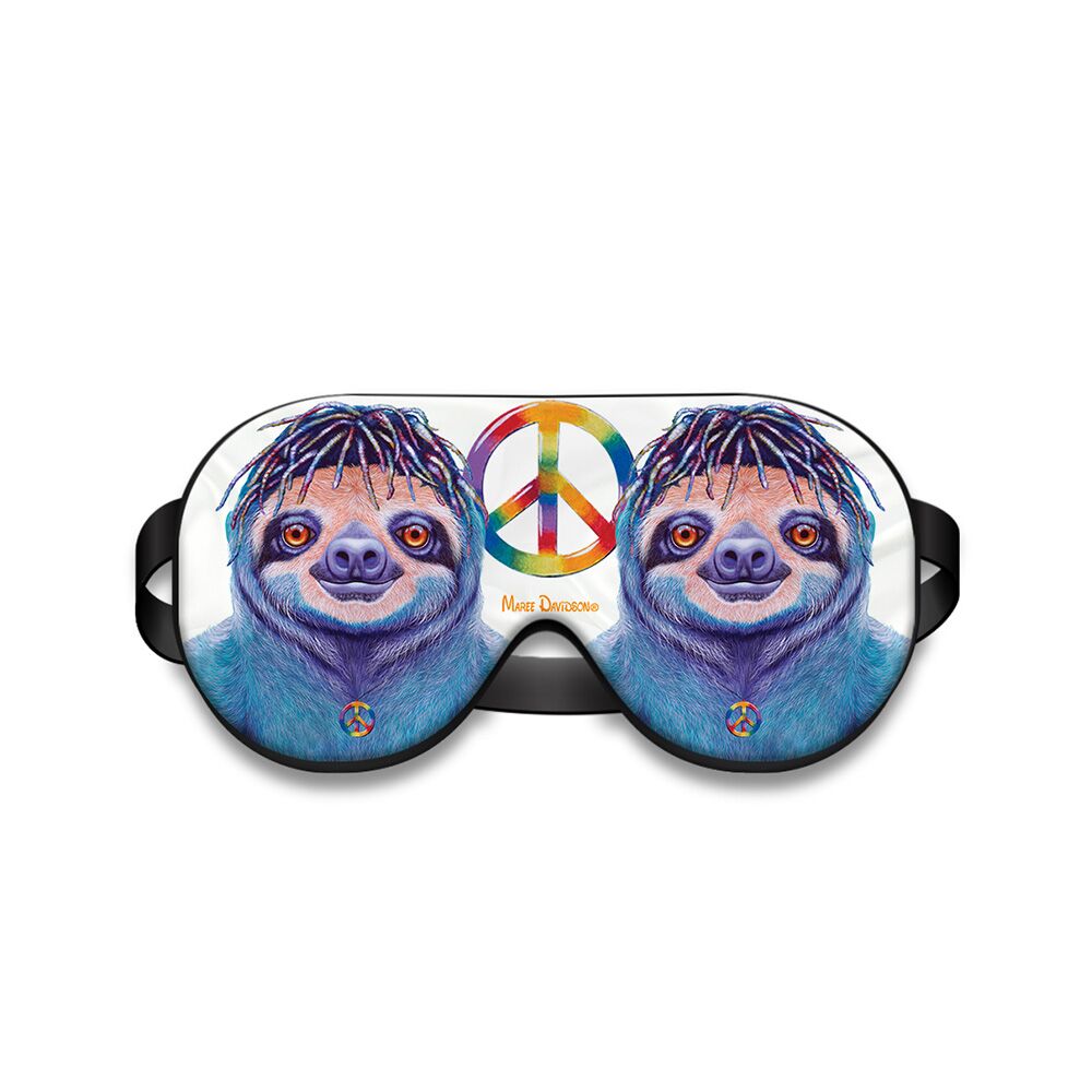 Hippie Sloth - Eye Mask - Image 1