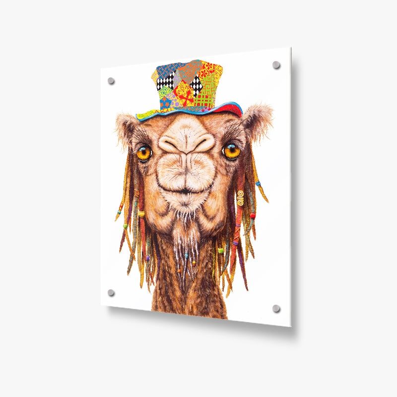 Hippie Camel - Acrylic Glass Panel - Image 1