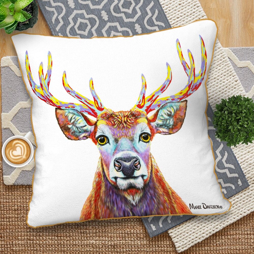 In the Woods Deer - European Cushion Cover - Image 1