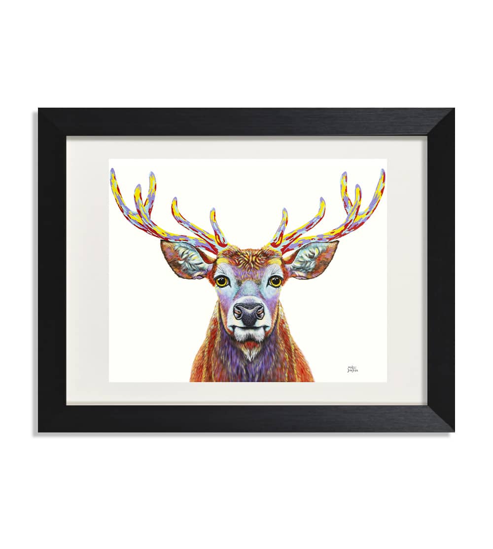 In the Woods Deer - Print - Image 1
