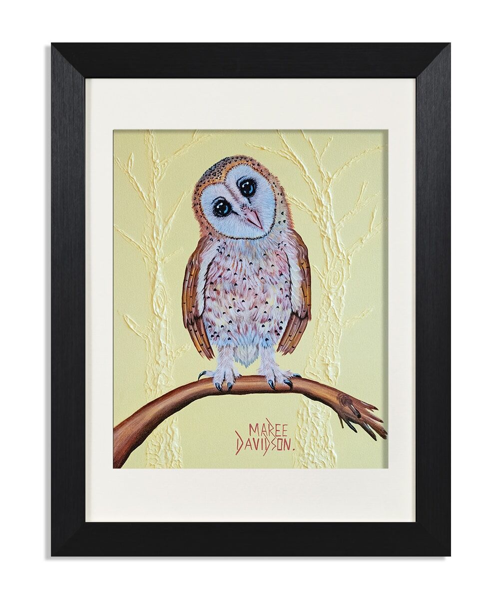 Lemmon Barn Owl - Print - Image 1