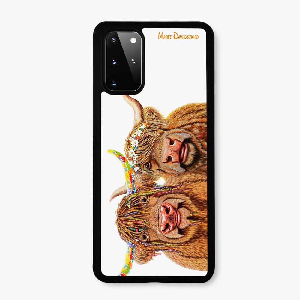 Marley and Meadow the Highland Cows - Samsung Case Cover - Image 1