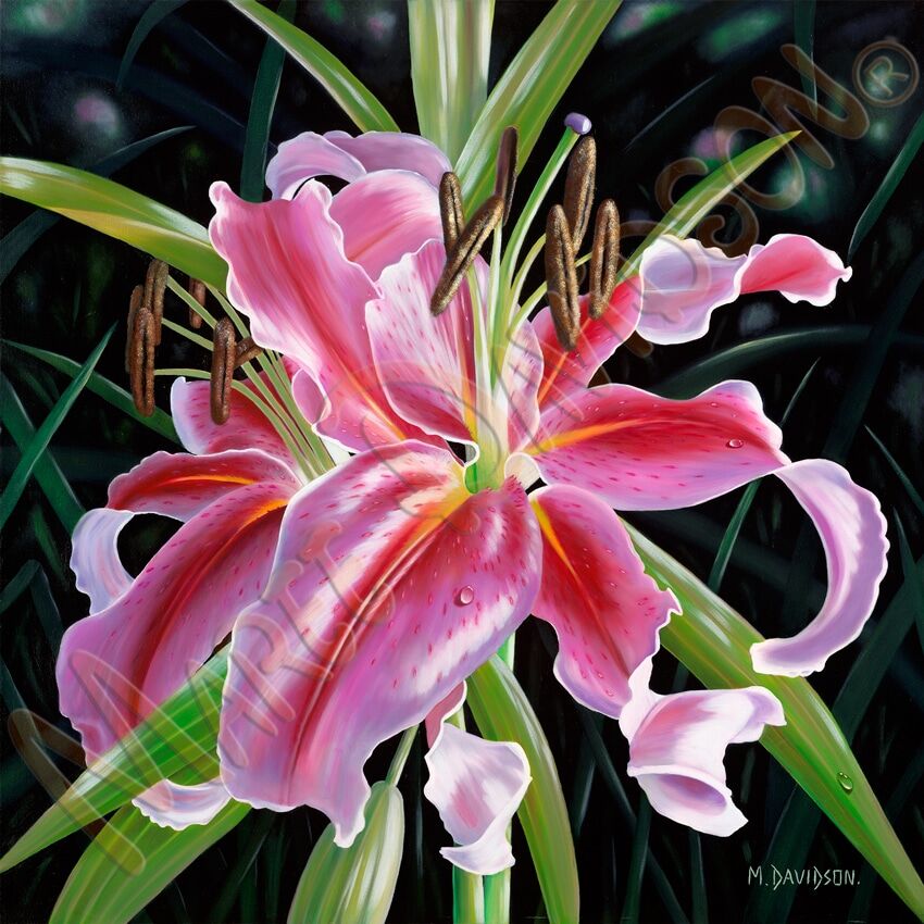 Memories Lily Flower - Original - Image 1