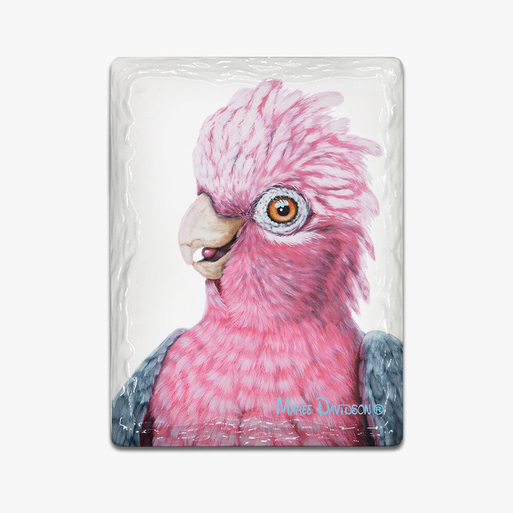 Dixie the Galah Bird - Ceramic Magnets - Image 1