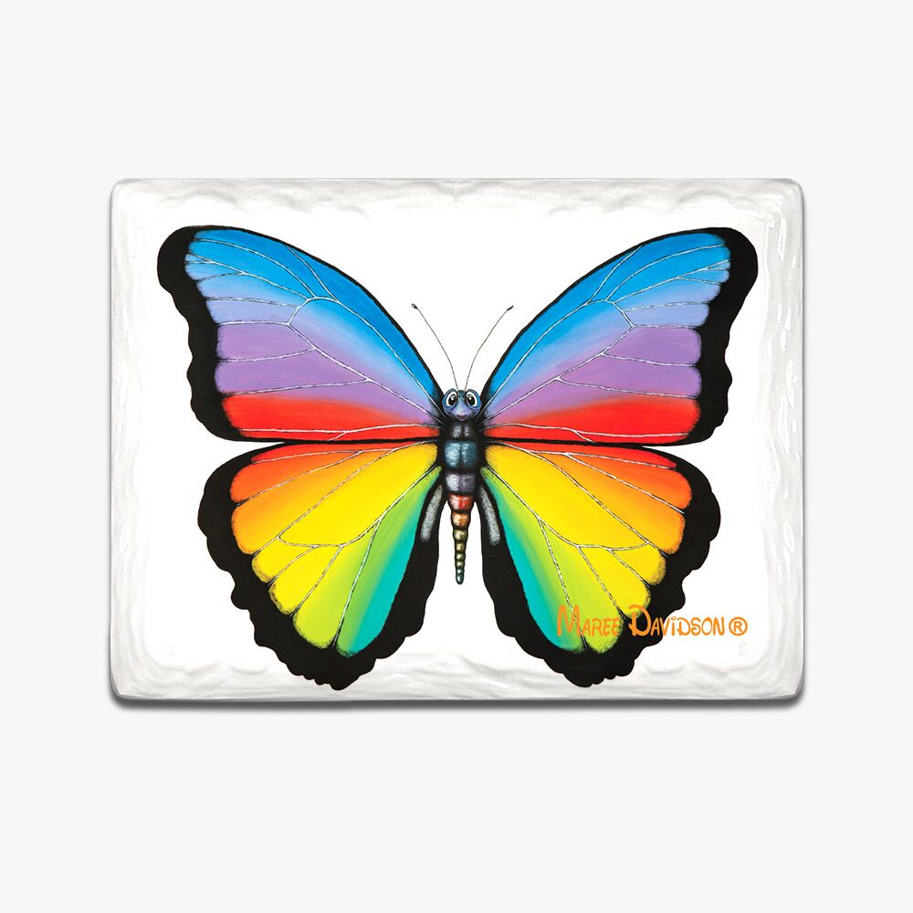 Magnets-1-1.jpg Twiggy the Rainbow Butterfly - Ceramic Magnets - Image 1