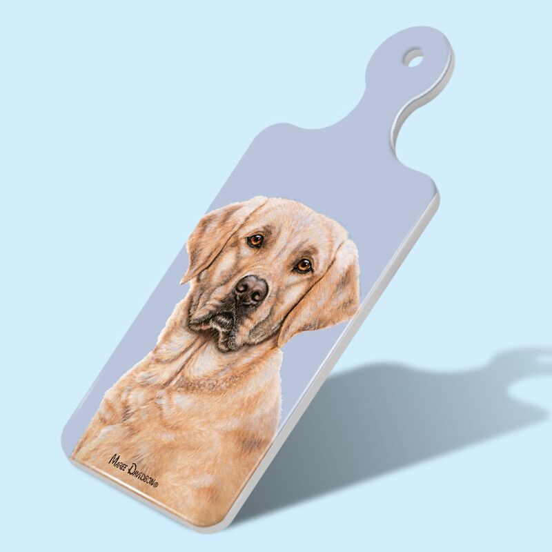 Mason the Golden Labrador - Rectangle Ceramic Cheese Platter - Image 1