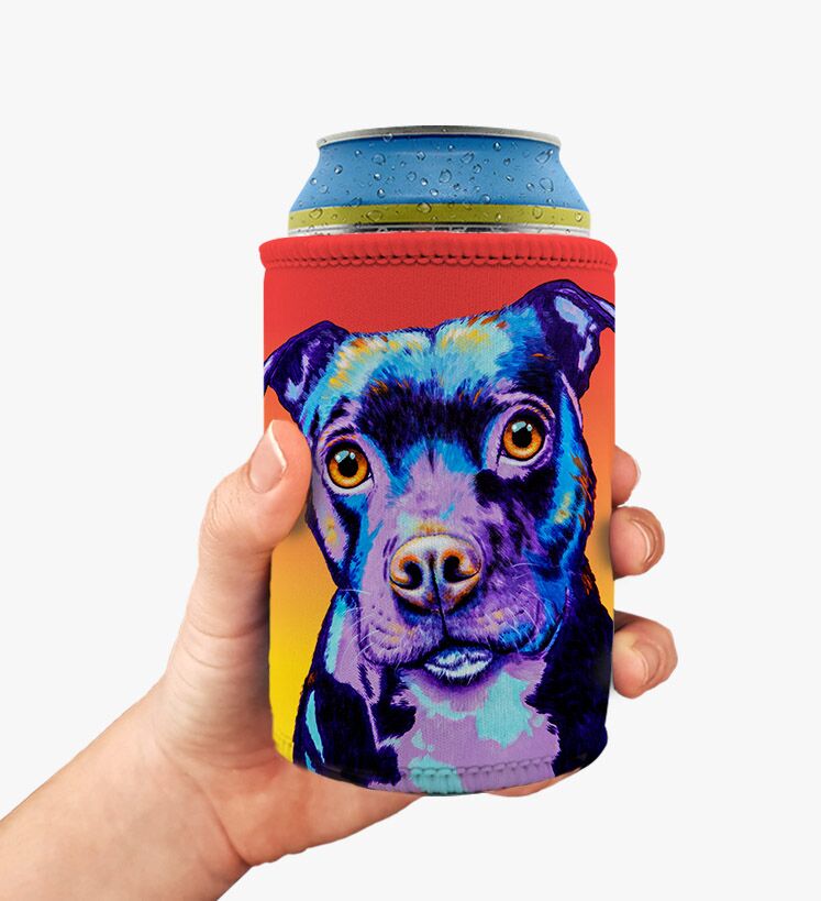 Missy the Baby Staffy Dog - Stubby Holder - Image 1