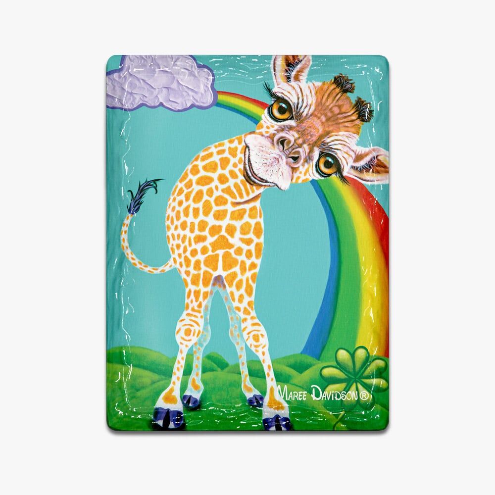 My Lucky Day Baby Giraffe - Ceramic Magnets - Image 1