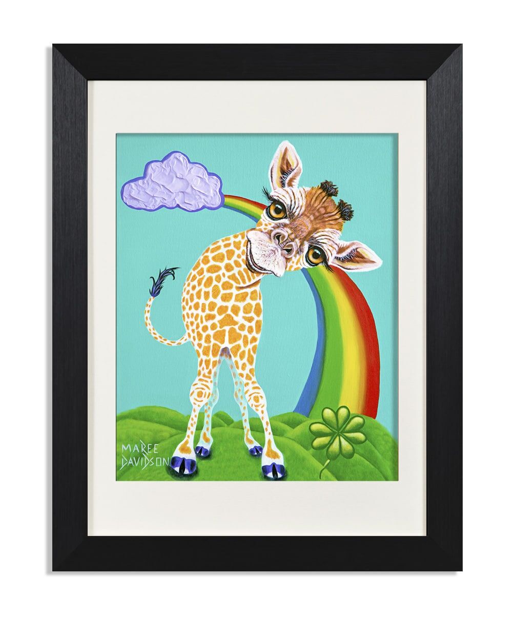 My Lucky Day Baby Giraffe - Print - Image 1