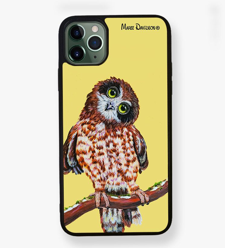 New-Beginnings-the-Owl-6.jpg New Beginnings the Owl - iPhone Case - Image 1