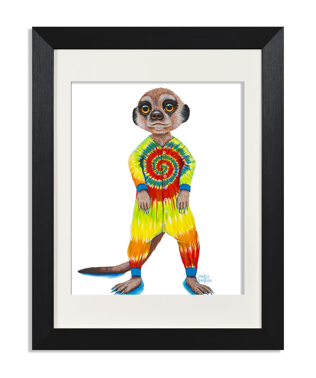 PJ-Maree-Davidson-Art.jpg PJ the Meerkat - Print - Image 1