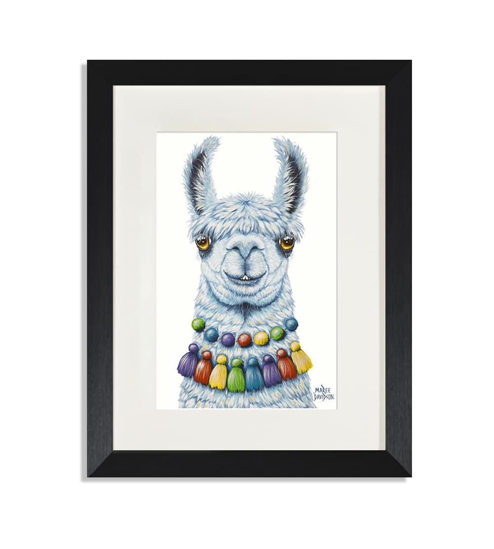 Pablo the Llama - Print - Image 1