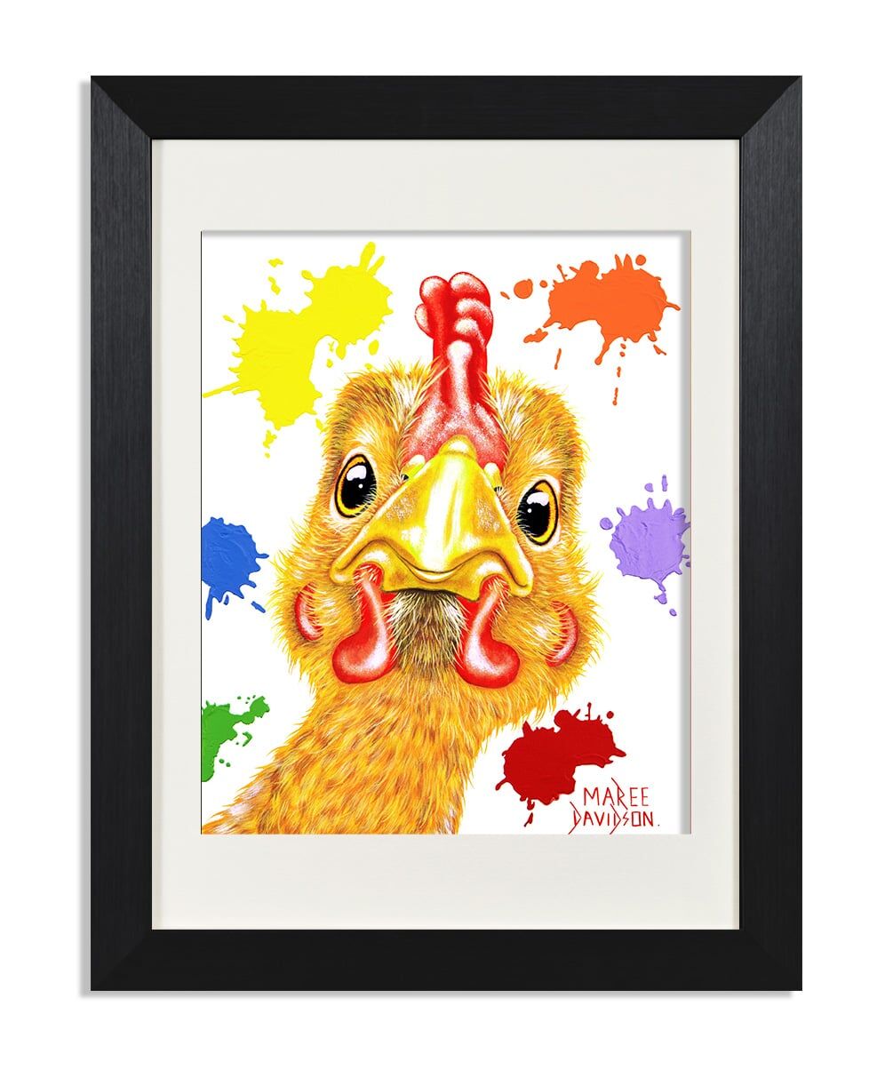 Penny the Yellow Chicken - Print - Image 1