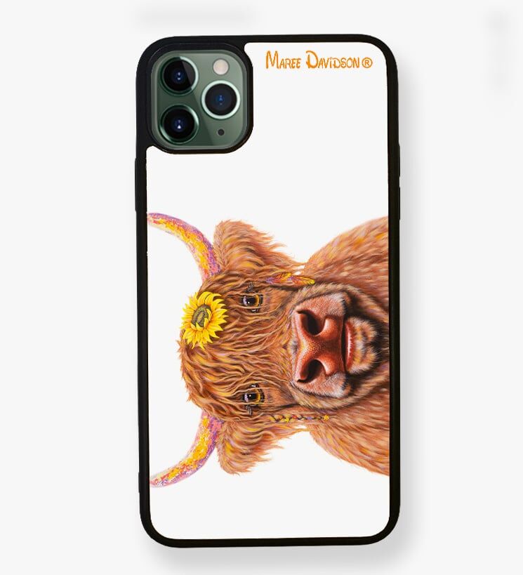 Shazza the Highland Cow - iPhone Case Cover - Image 1