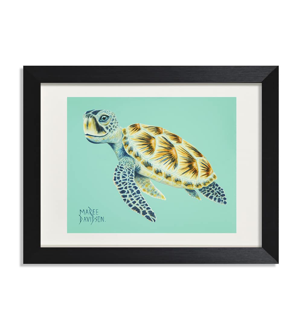 Shelby the Turtle - Print - Image 1
