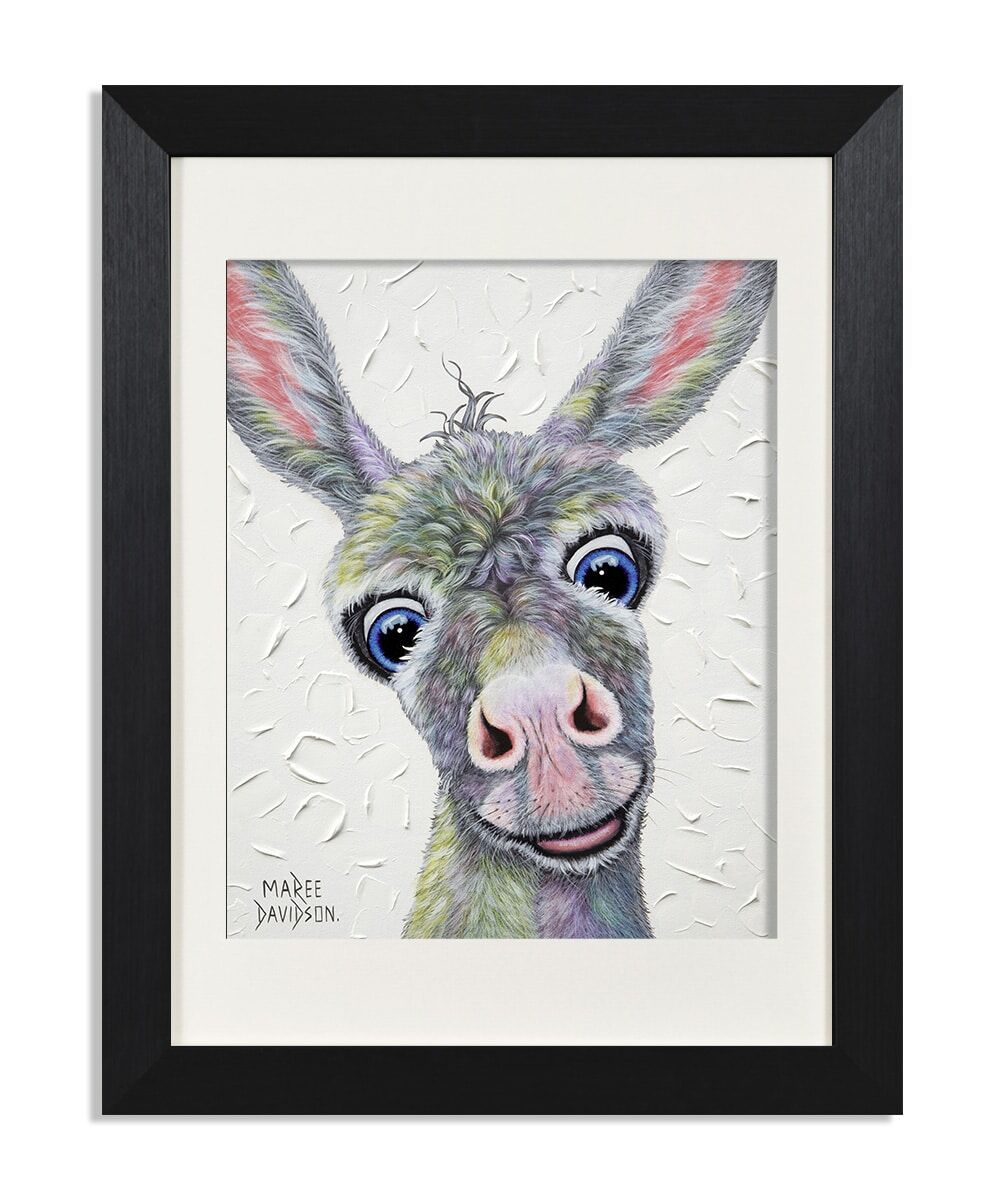 Spud the Baby Donkey - Print - Image 1