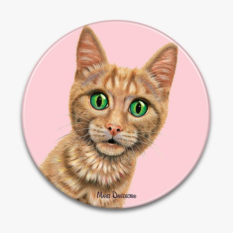 Tigger the Ginger Cat - Ceramic Trivet - Image 1