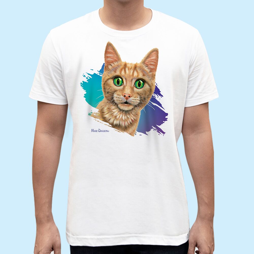 Tigger the Ginger Cat - Unisex T-Shirts - Image 1