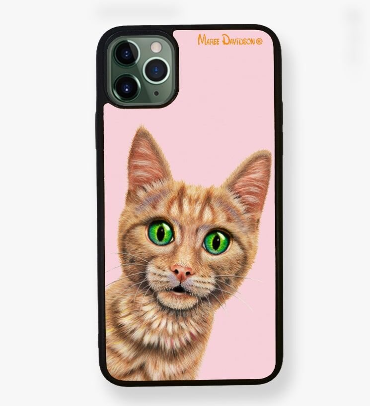 Tigger the Ginger Cat - iPhone Case Cover - Image 1