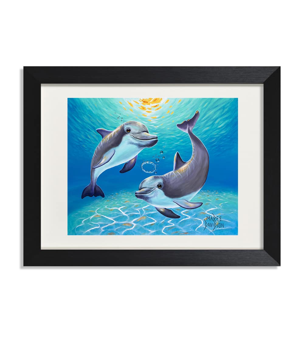 Two Dolphins - Print - Image 1