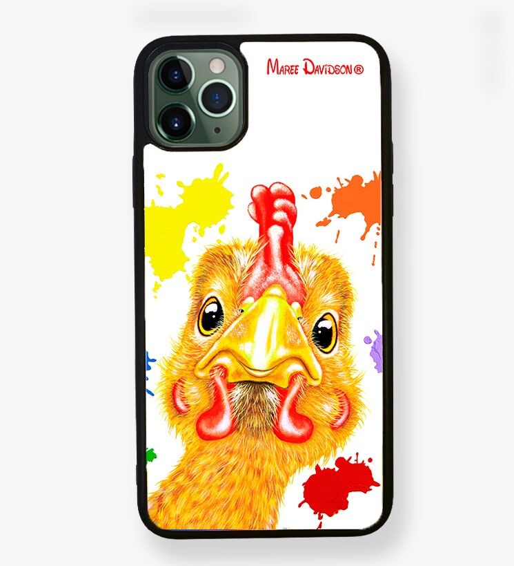 Penny the Yellow Chicken - iPhone Case Cover - Image 1