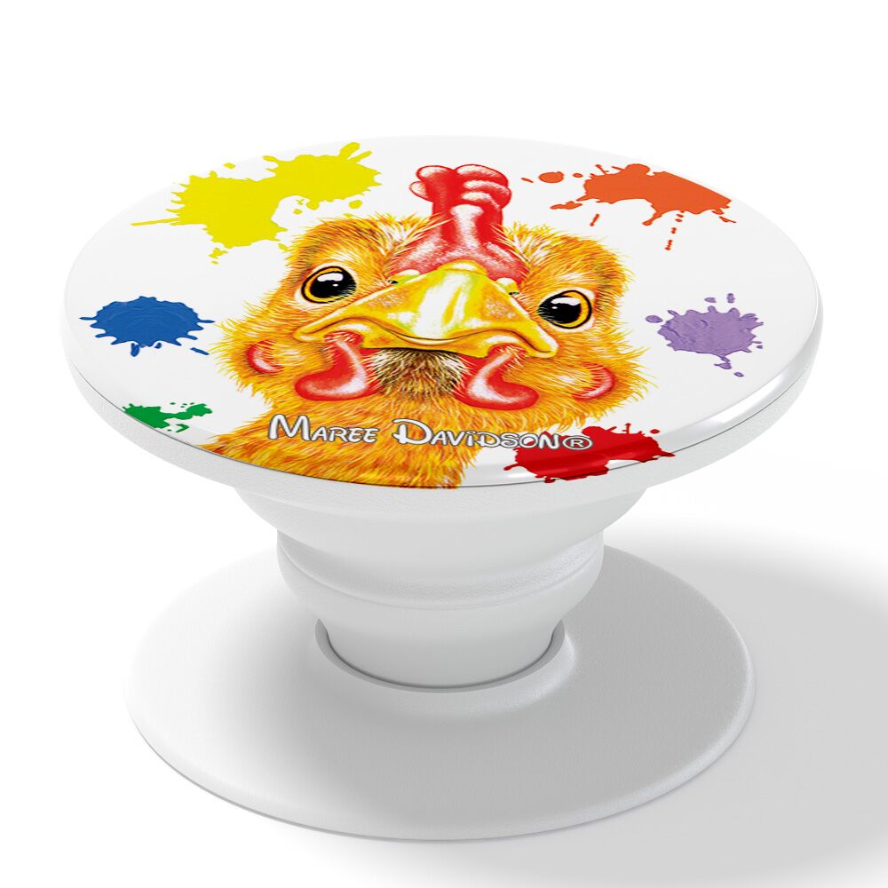 Penny the Yellow Chicken - Phone Finger Grip - Image 1