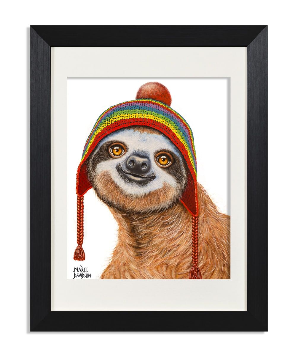 Ziggy the Sloth - Print - Image 1