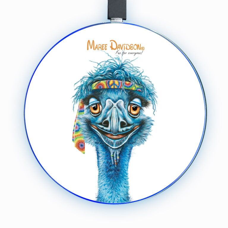 charger-2-2.jpg Ernie the Hippie Emu - Wireless Phone Charger - Image 1