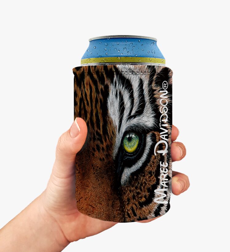 Focus the Tiger Eyes - Stubby Holder - Image 1